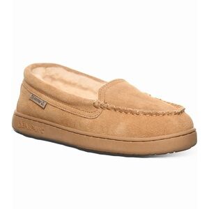 Bearpaw Angel Genuine Suede Wool Blend Lined Moccasin Slipper Shoes